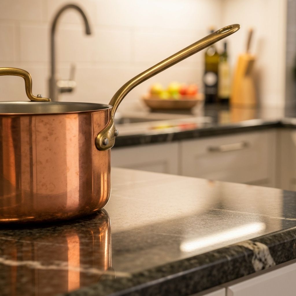 Premium copper cookware showcasing exceptional craftsmanship